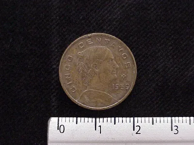 5 Centavos Cobre 1959 (reverso)