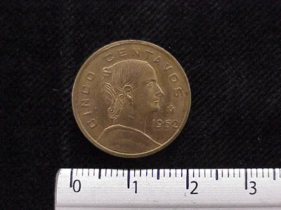5 Centavos Cobre 1962 (reverso)