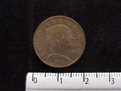 5 Centavos Cobre 1963 (reverso)