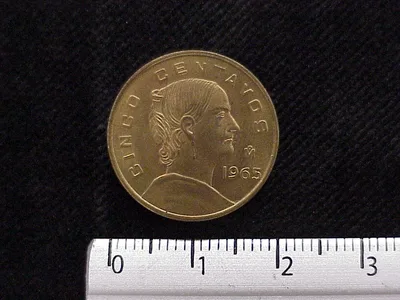 5 Centavos Cobre 1965 (reverso)