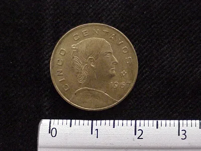 5 Centavos Cobre 1967 (reverso)