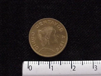5 Centavos Cobre 1976 (reverso)