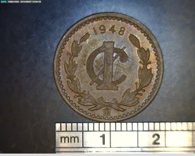 1 Centavos Cobre 1948 (reverso)