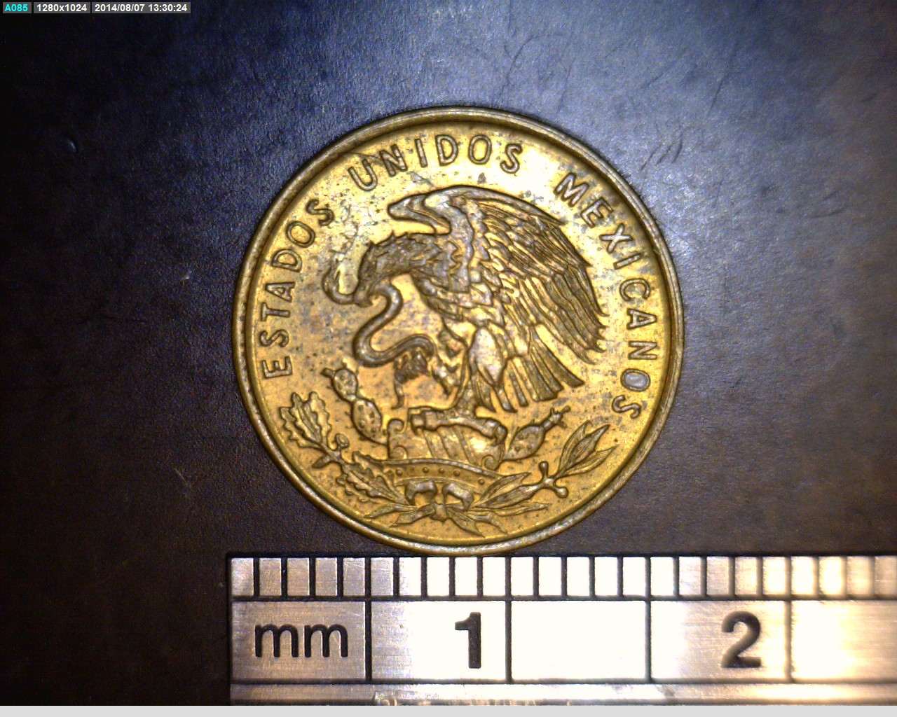 1 Centavos Cobre 1956 (anverso)