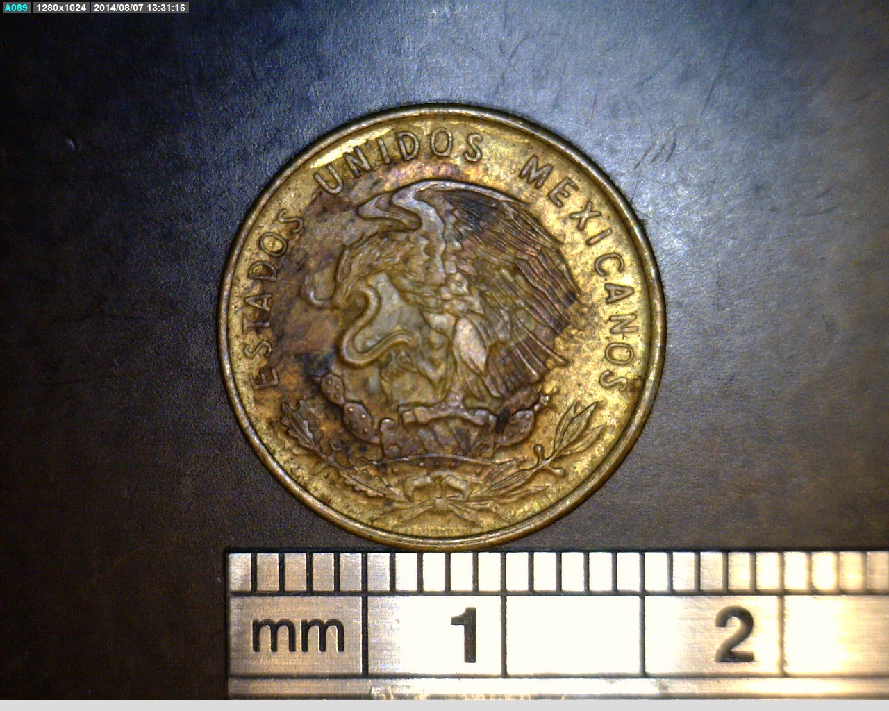 1 Centavos Cobre 1957 (anverso)