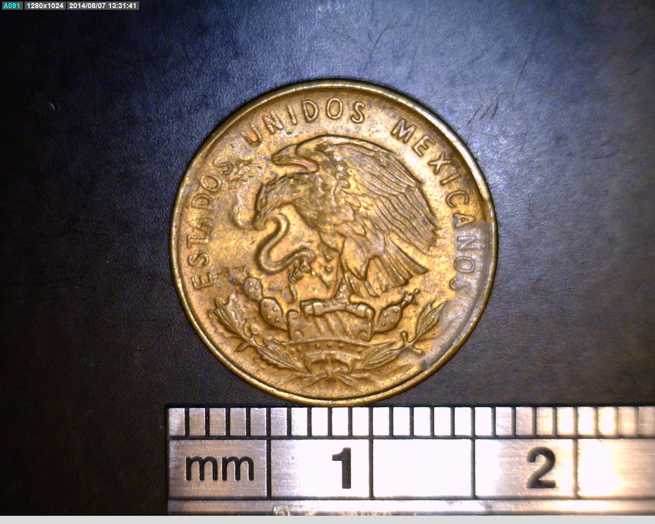 1 Centavos Cobre 1958 (anverso)