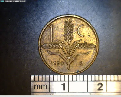 1 Centavos Cobre 1959 (reverso)
