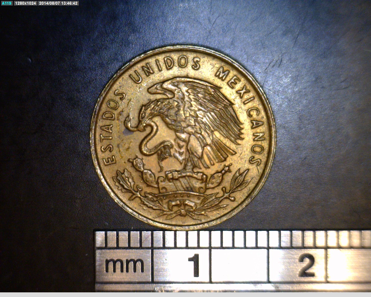 1 Centavos Cobre 1964 (anverso)