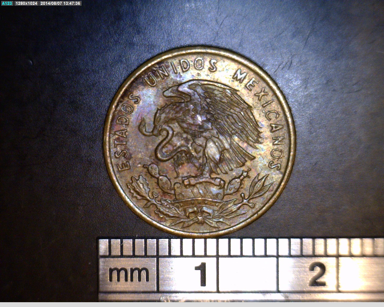 1 Centavos Cobre 1965 (anverso)