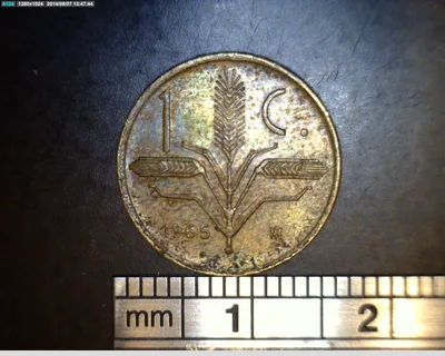 1 Centavos Cobre 1965 (reverso)