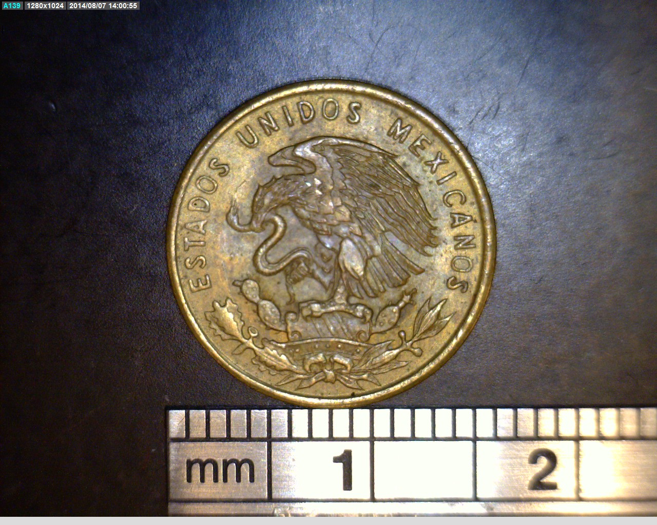 1 Centavos Cobre 1968 (anverso)