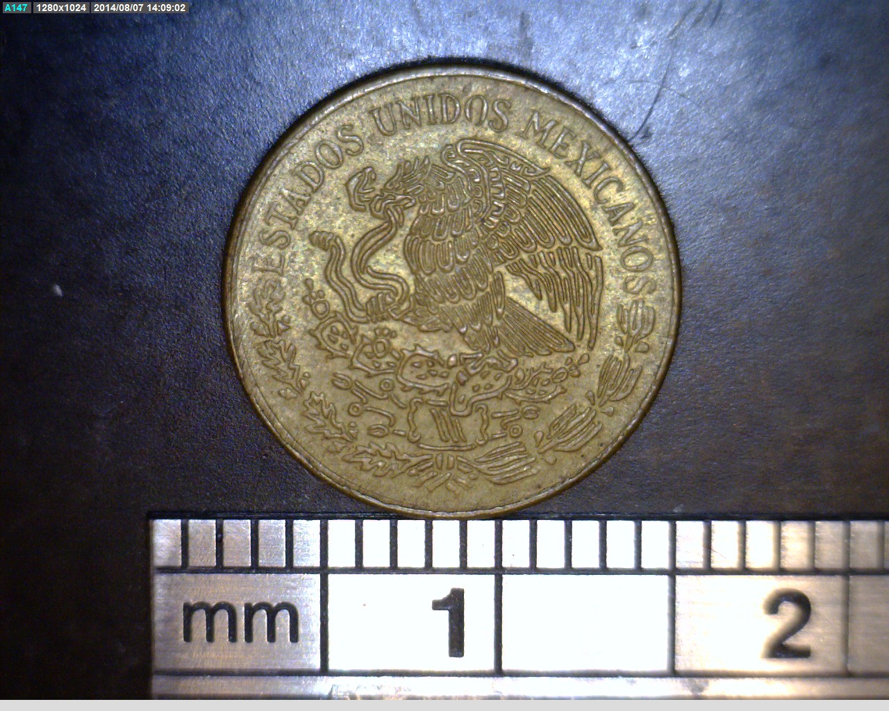 1 Centavos Cobre 1970 (anverso)