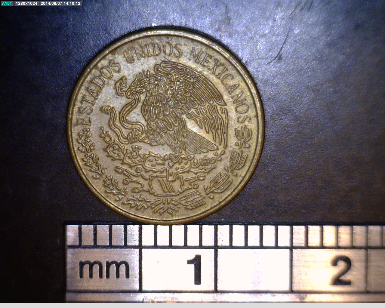 1 Centavos Cobre 1972 (anverso)