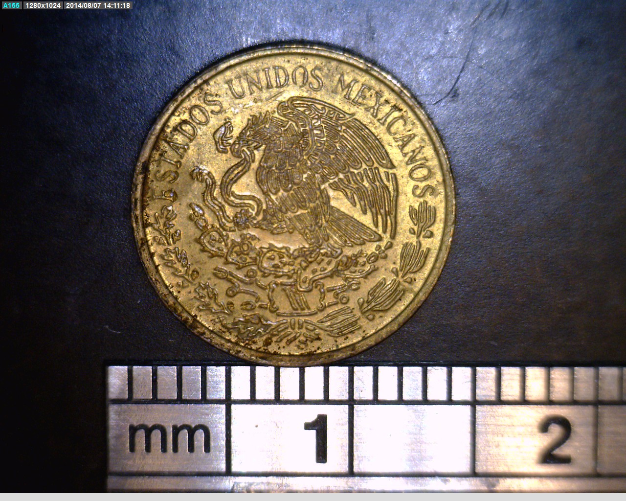 1 Centavos Cobre 1973 (anverso)