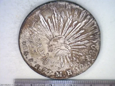 8 Reales Resplandor San Luis Potosí 1877