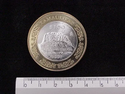 100 Pesos Tamaulipas (Cultural) - reverso