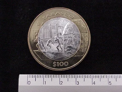 100 Pesos Tabasco (Cultural) - reverso