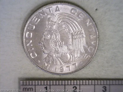 50 Centavos Cuproníquel 1977