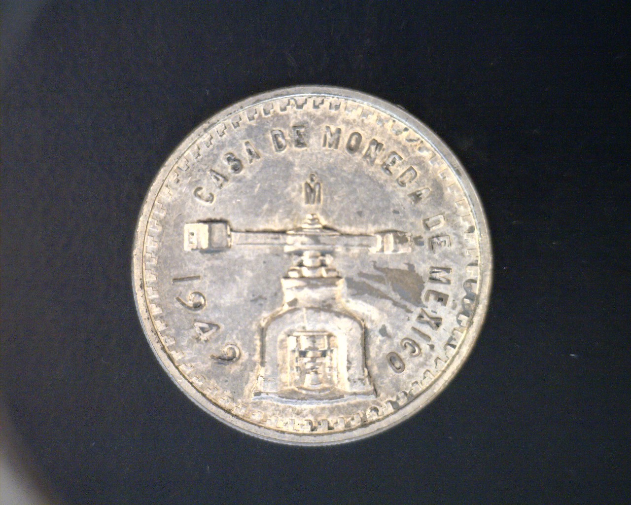 Onza Troy de Plata Pura 1949 (anverso)
