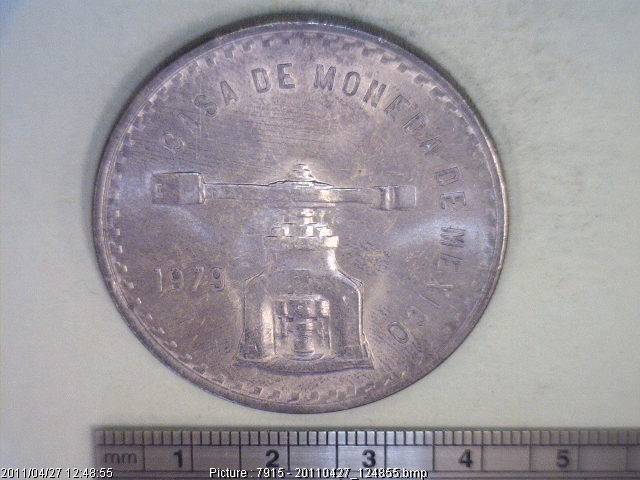 Onza Troy de Plata Pura 1979 (anverso)