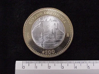 100 Pesos Sonora (Cultural) - reverso