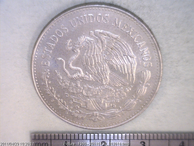20 Pesos Cuproníquel 1980 (anverso)