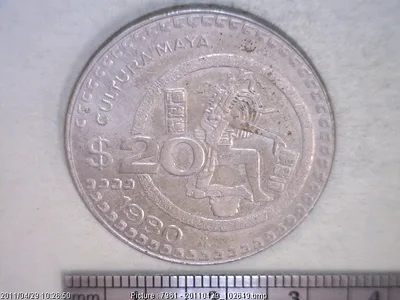 20 Pesos Cuproníquel 1980 (reverso)