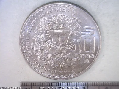 50 Pesos Cuproníquel 1983 (reverso)