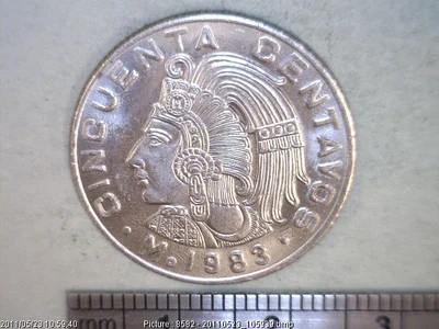 50 Centavos Cuproníquel 1983