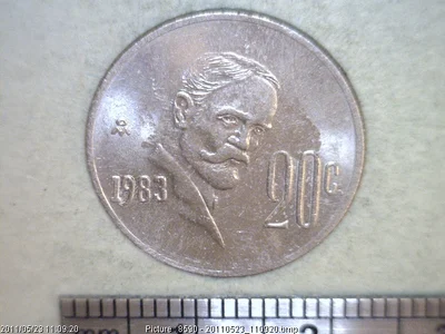 20 Centavos Cuproníquel 1983