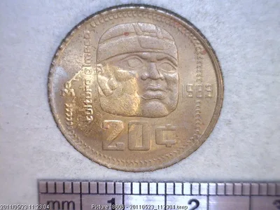 20 Centavos Latón 1983 (reverso)