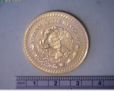 1/2 oz Libertad Oro 1982 · Inventario Banxico 16115 (anverso)