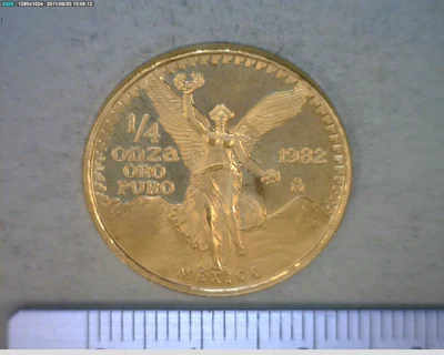 1/4 Onza Libertad Oro 1982