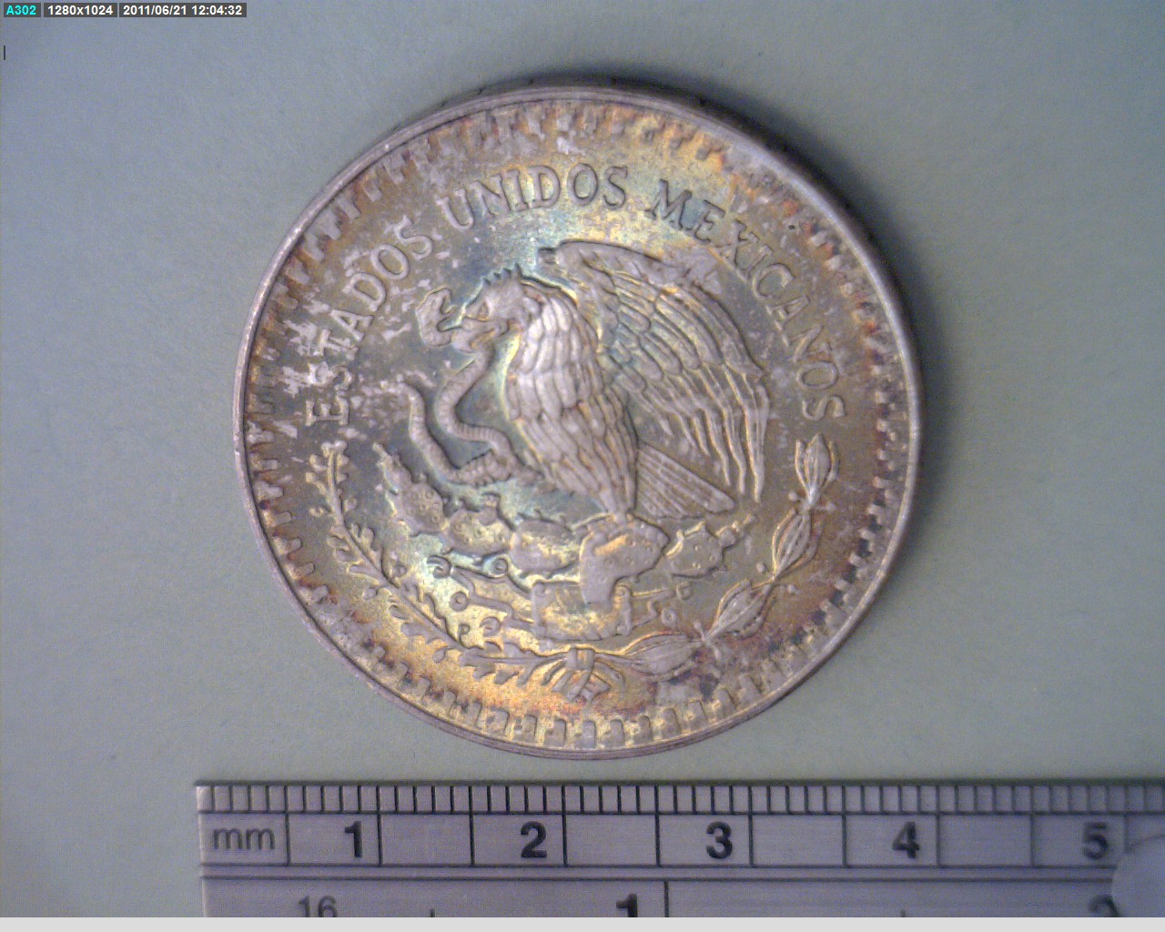 1 oz Libertad Plata 1986 · Inventario Banxico 16181 (anverso)