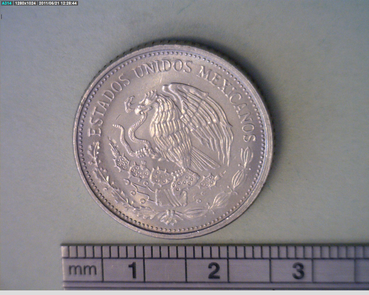 50 Pesos Cuproníquel 1986 (anverso)
