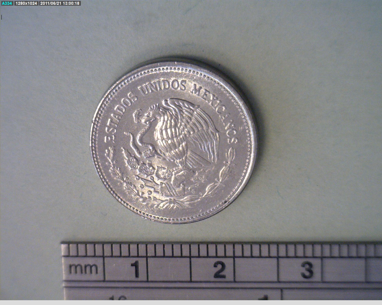 10 Pesos Acero inoxidable 1986 (anverso)