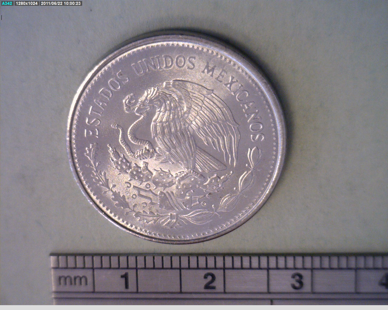 1 Peso Acero inoxidable 1986 (anverso)