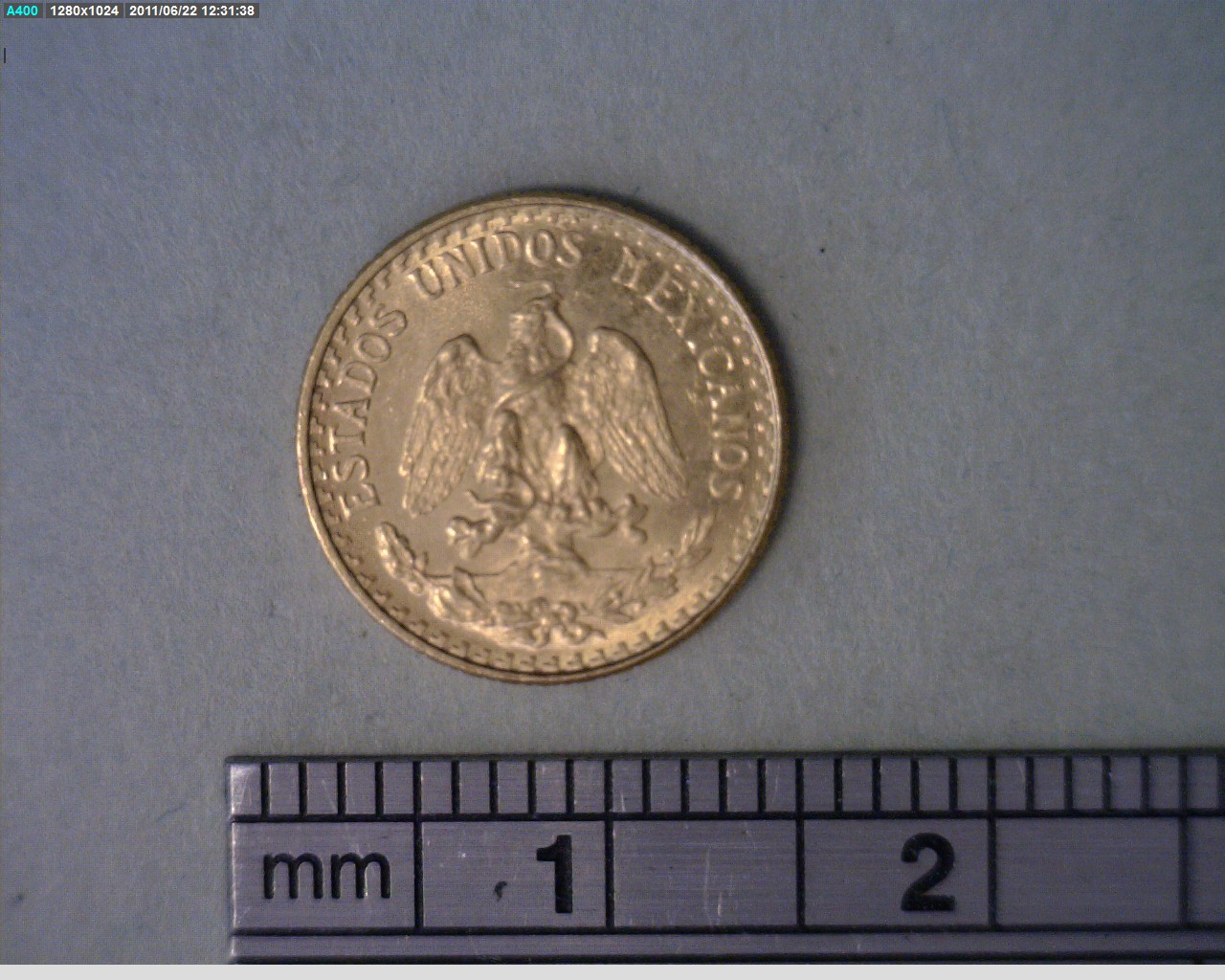 2 Pesos Hidalgo Oro 1947 (anverso)