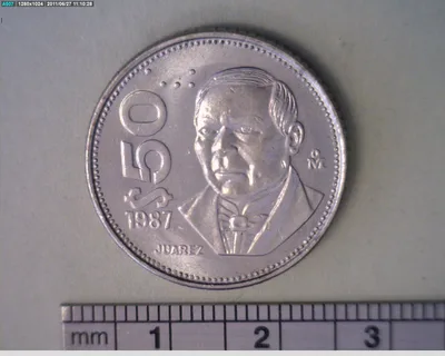 50 Pesos Cuproníquel 1987 (reverso)