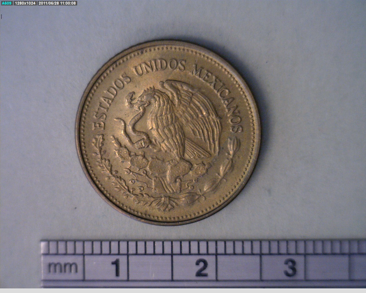 20 Pesos Cuauhtémoc Bronce Aluminio 1988 (anverso)