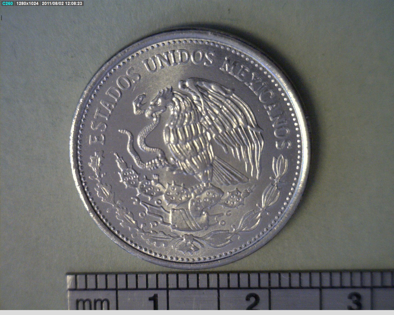 50 Pesos Juárez Acero inoxidable 1990 (anverso)