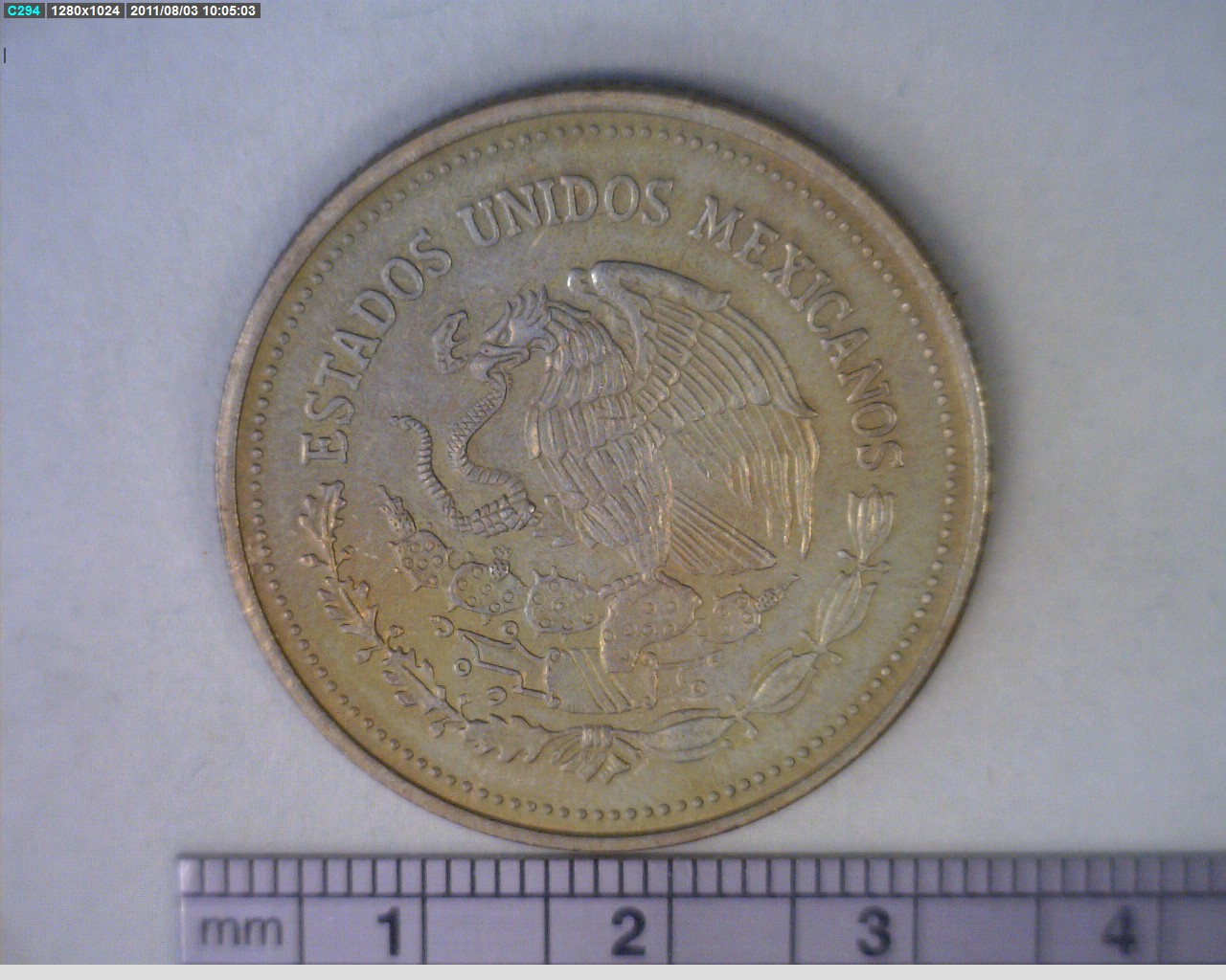1000 Pesos Sor Juana Inés de la Cruz Bronce Aluminio 1989 (anverso)