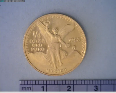 1/4 Onza Libertad Oro 1983