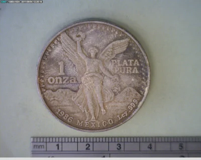 1/2 Onza Libertad Plata 1986