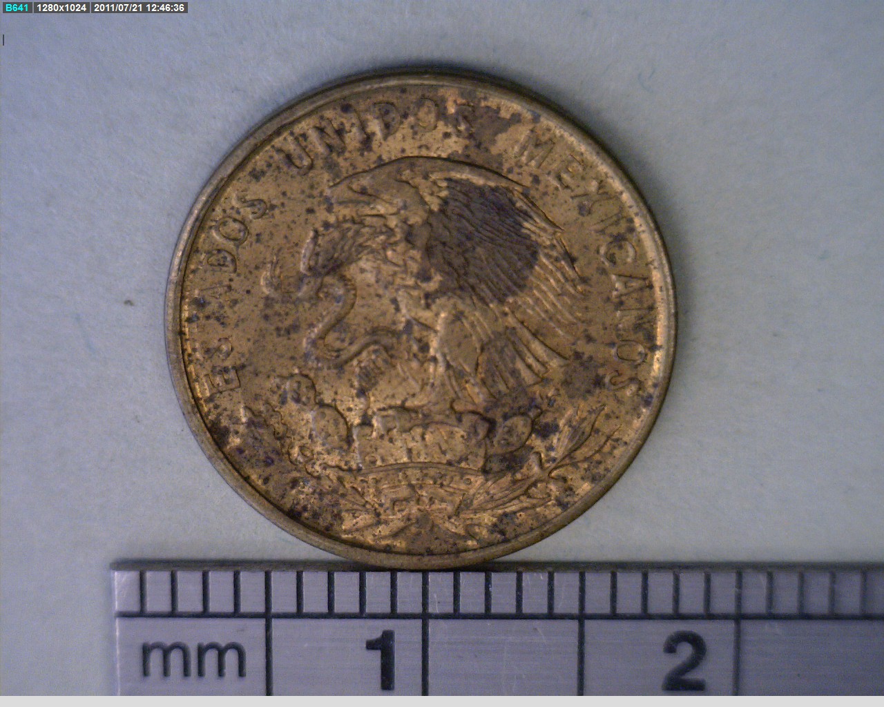1 Centavos Latón 1955 (anverso)