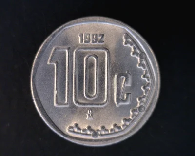 10 Centavos Acero inoxidable 1992