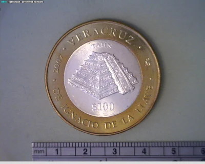 100 Pesos Veracruz (Cultural) 2005