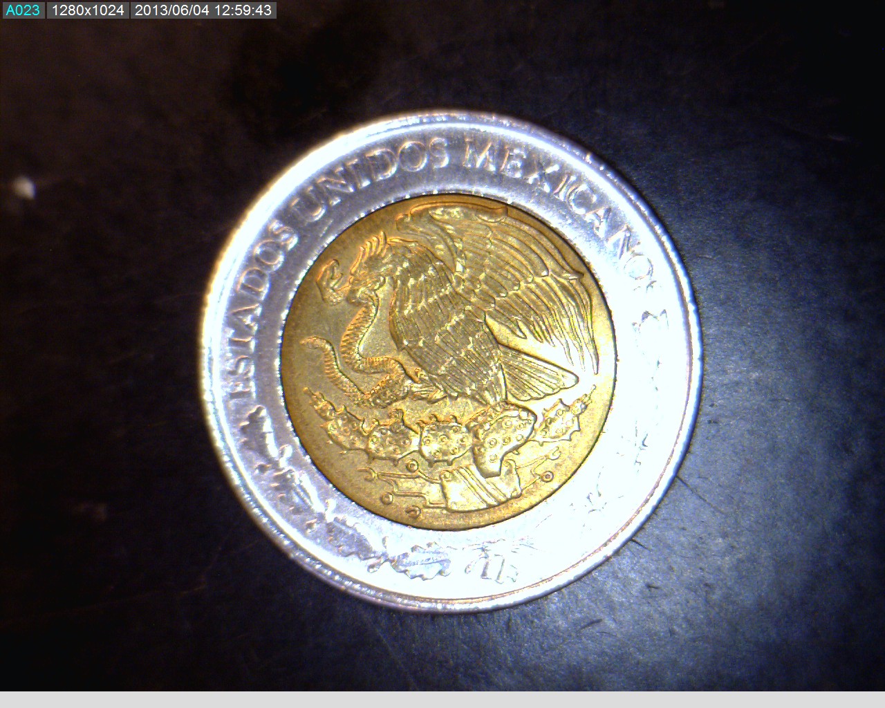 1 Bimetálica 2007 . Inventario Banxico 16988 (anverso)