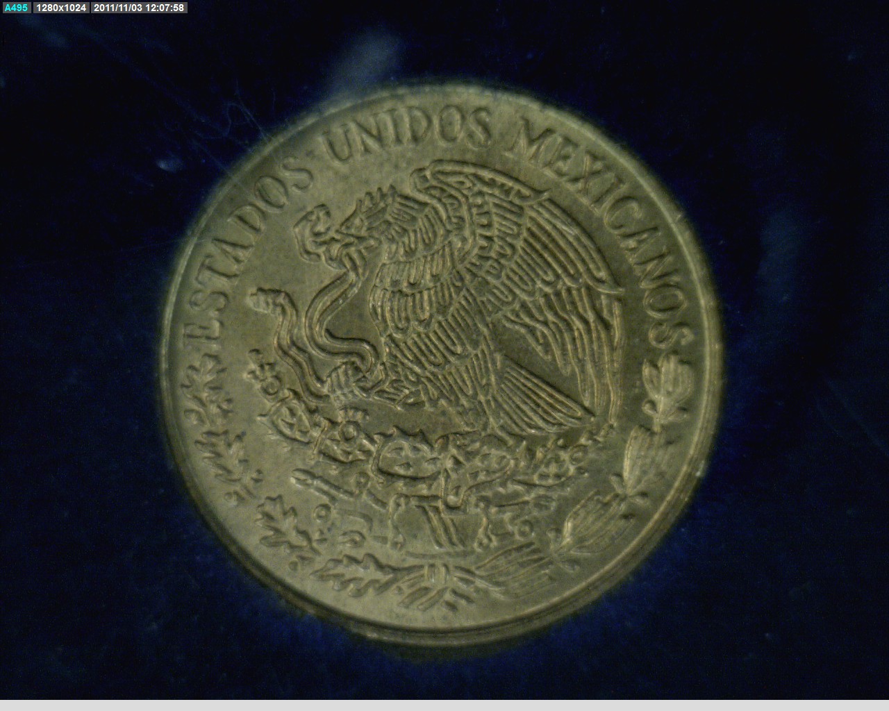 5 Centavos Latón 1973 (anverso)
