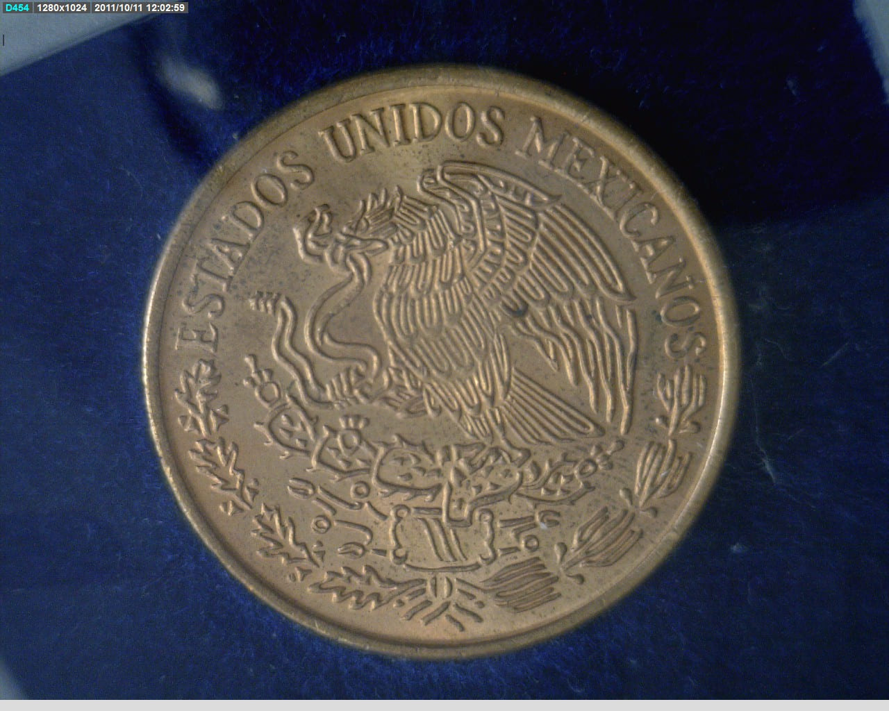 20 Centavos Latón 1974 (anverso)